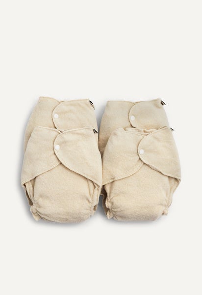 Cloth Terry Diaper - Beige - Onesize
