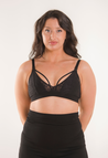 Lace nursing bra - Black