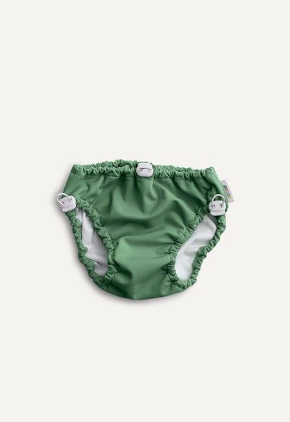 Swim Diaper with drawstring - Olive Green
