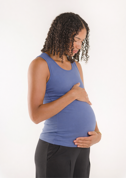 Essential nursing tank top - Pale Blue