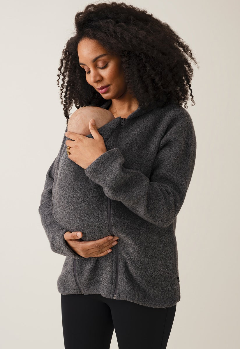 Baby carrier hoodie - Grey