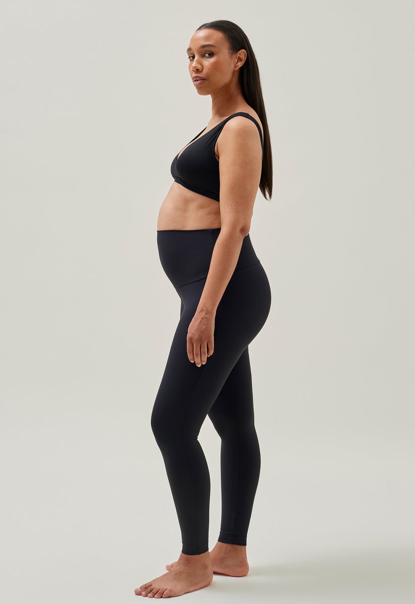 Maternity yoga leggings - Black