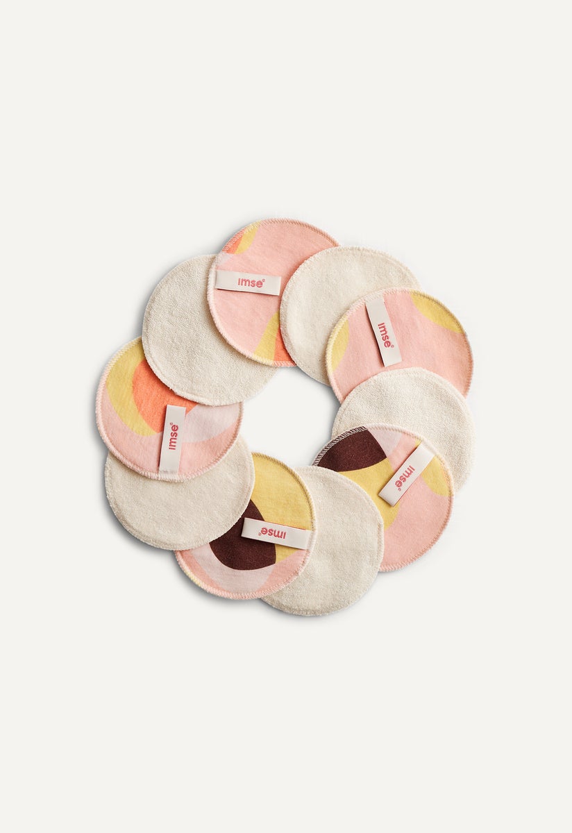 Reuseable Cotton Pads - Pink Hoop