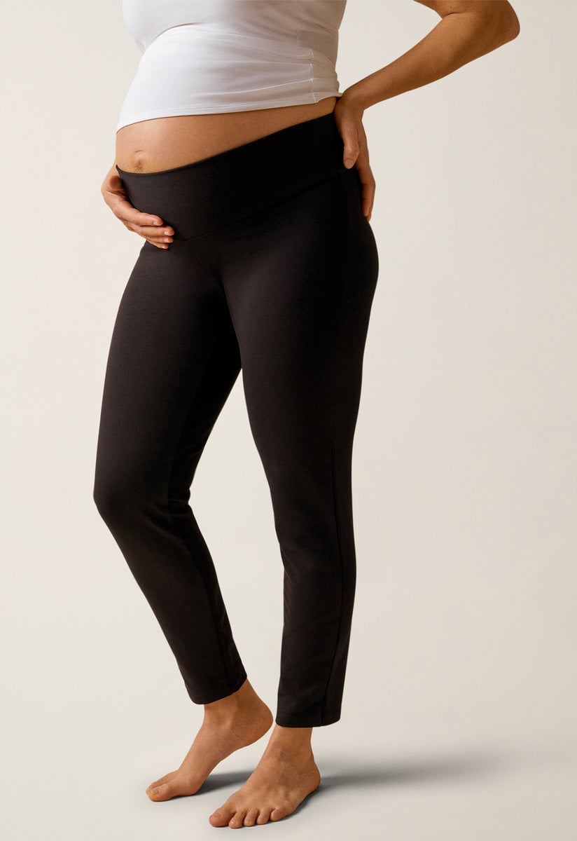 Thick maternity leggings - Black