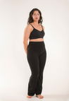 Flared maternity pants - Black