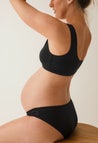 Low waist maternity panties - Black