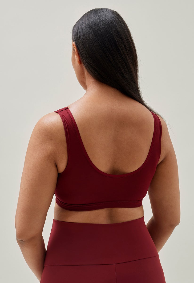 Soft nursing bra - Red