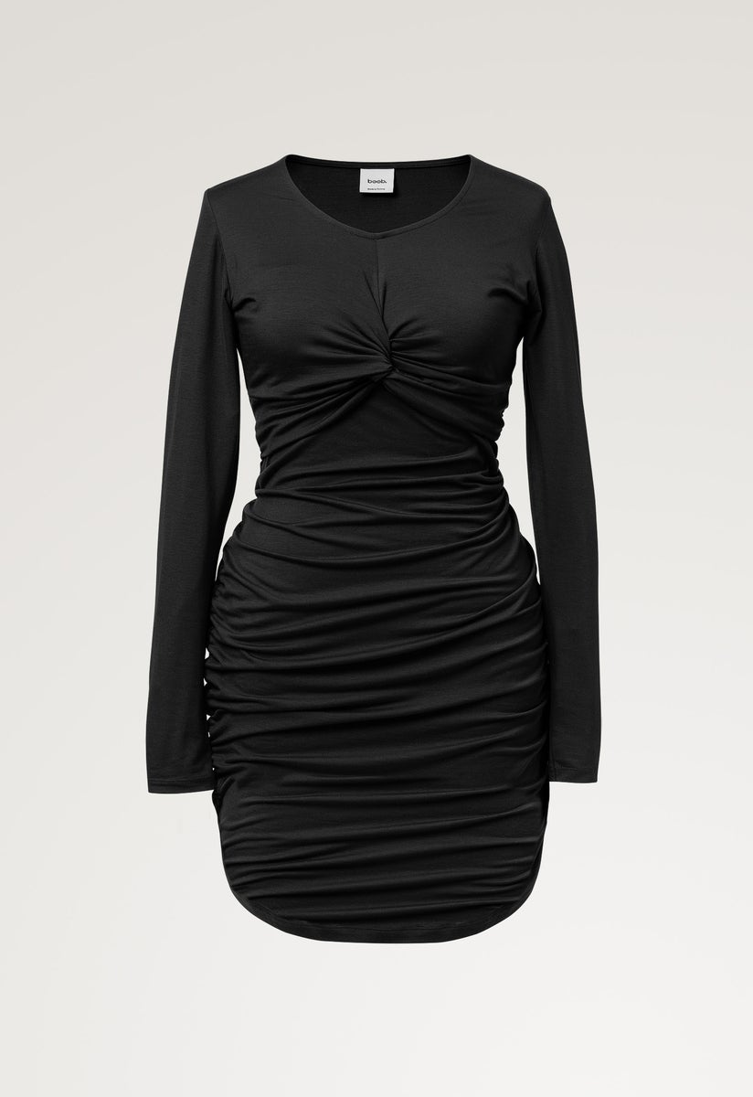 Bodycon maternity dress - Black