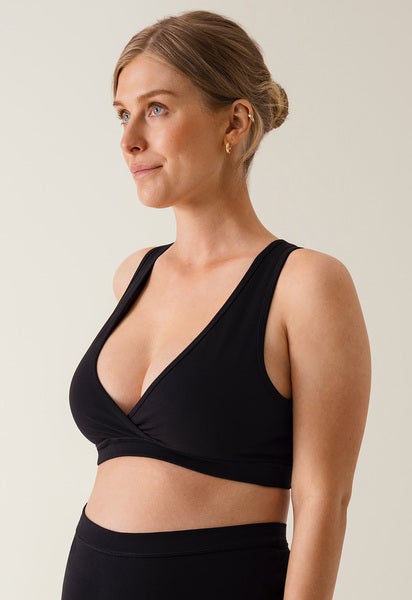Essential maternity and nursing bra - Black - XS