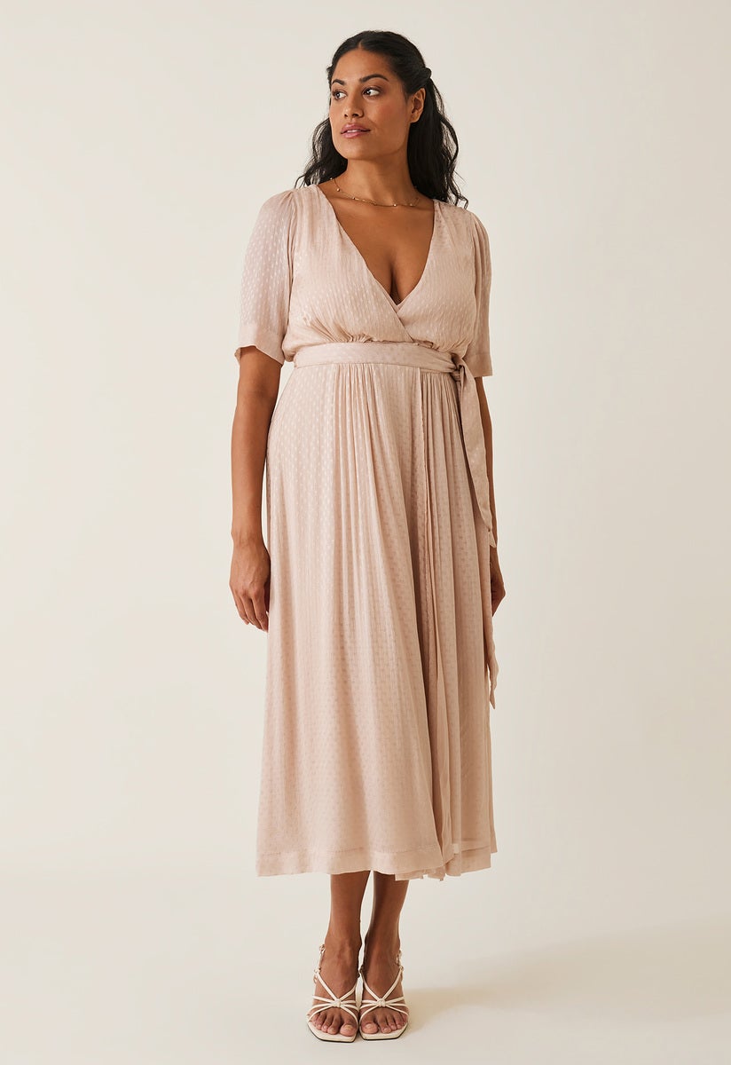 Maternity Occasion dress - Pink Champagne