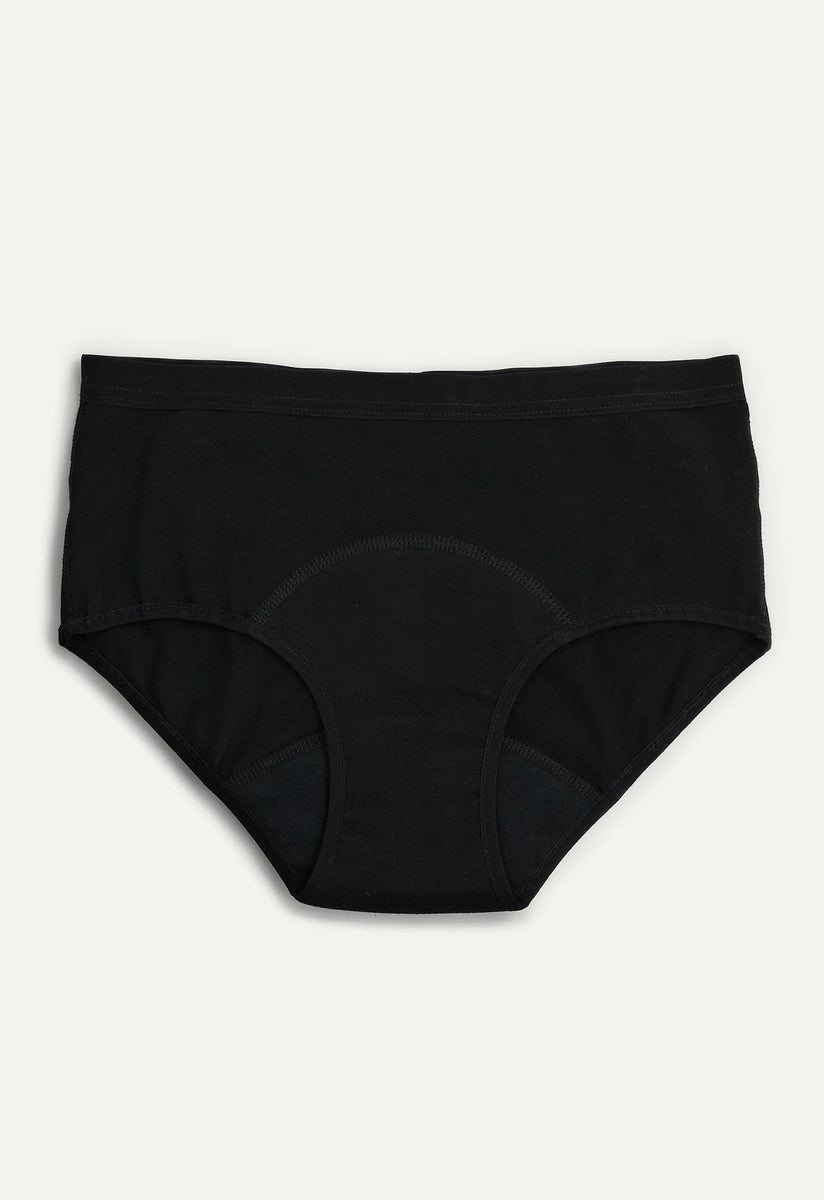 Period Underwear - Hipster - Medium flow - Black