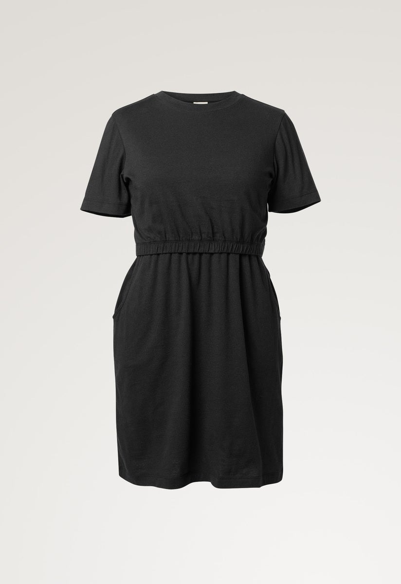 The-shirt mini dress - Black