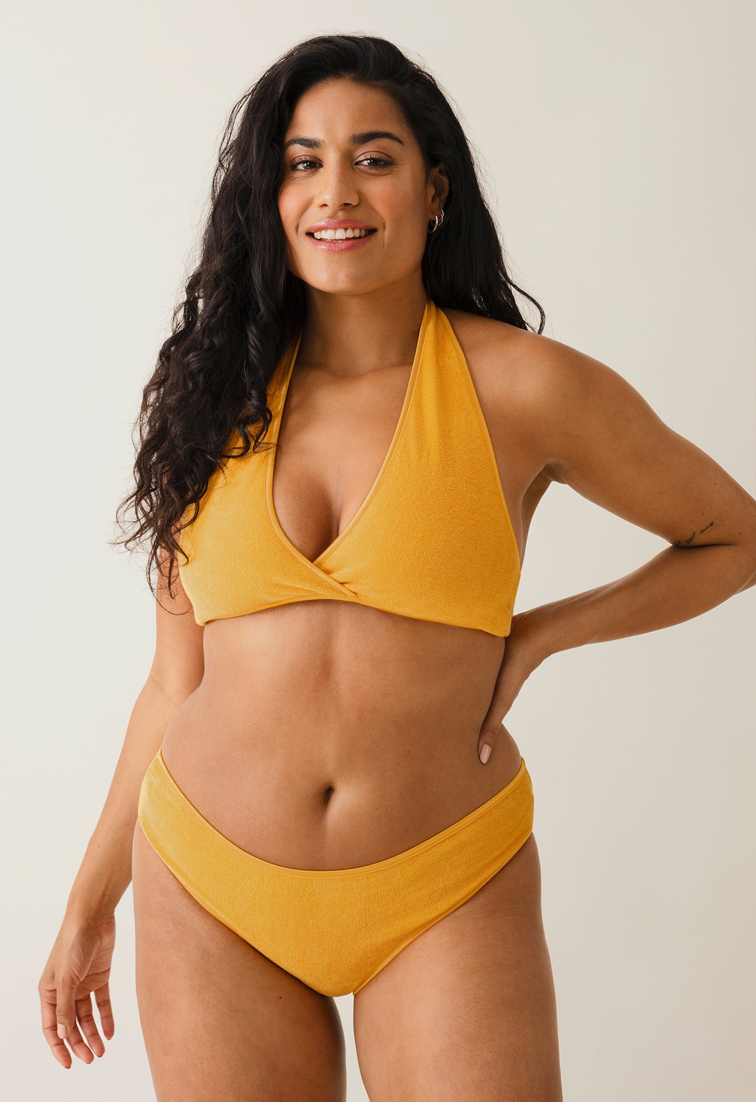 Terrycloth beach bikini - Sunflower | Boob Design