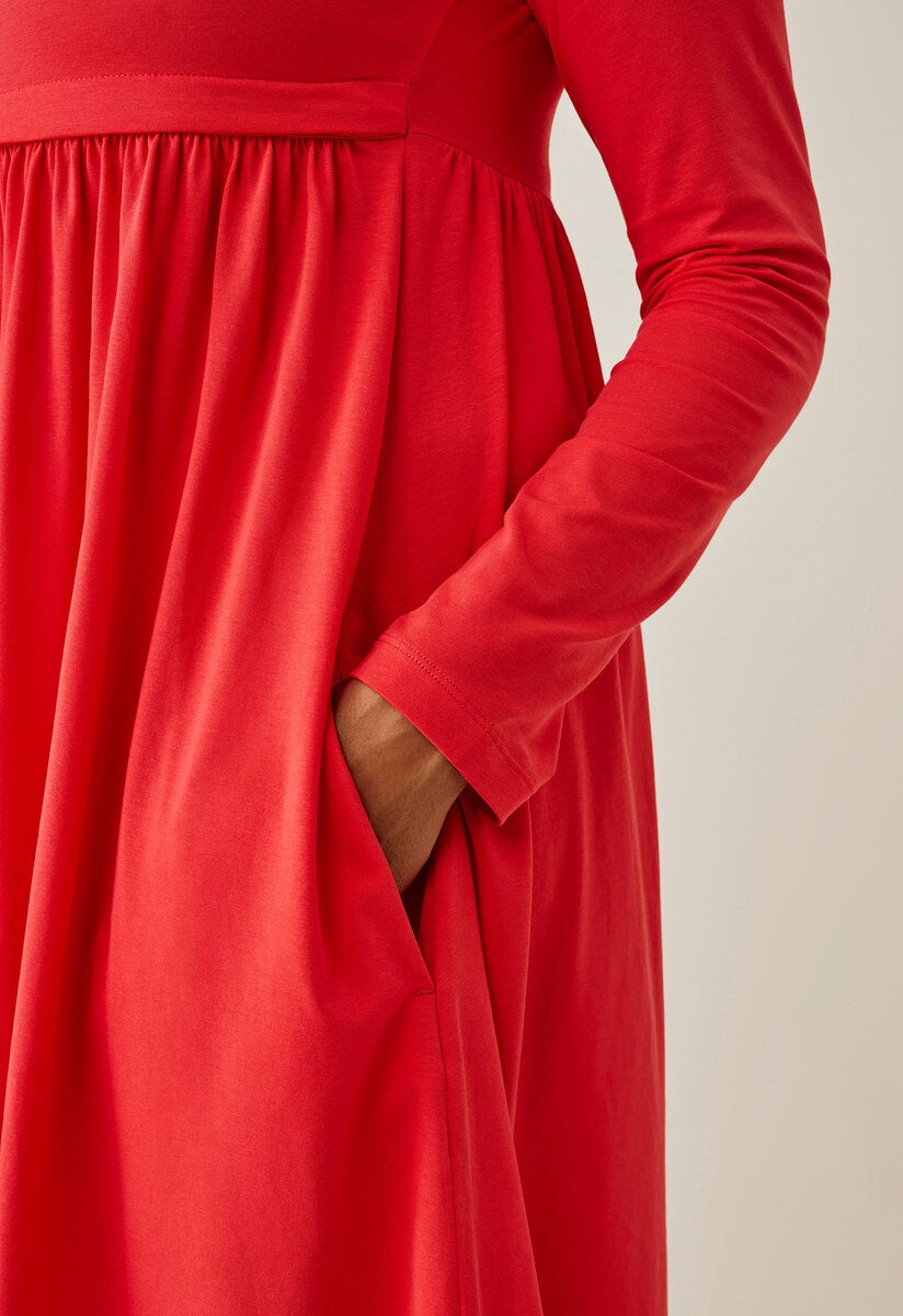Maternity babydoll dress - Red
