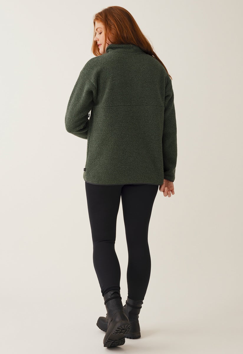 Maternity fleece sweater 90s - Green