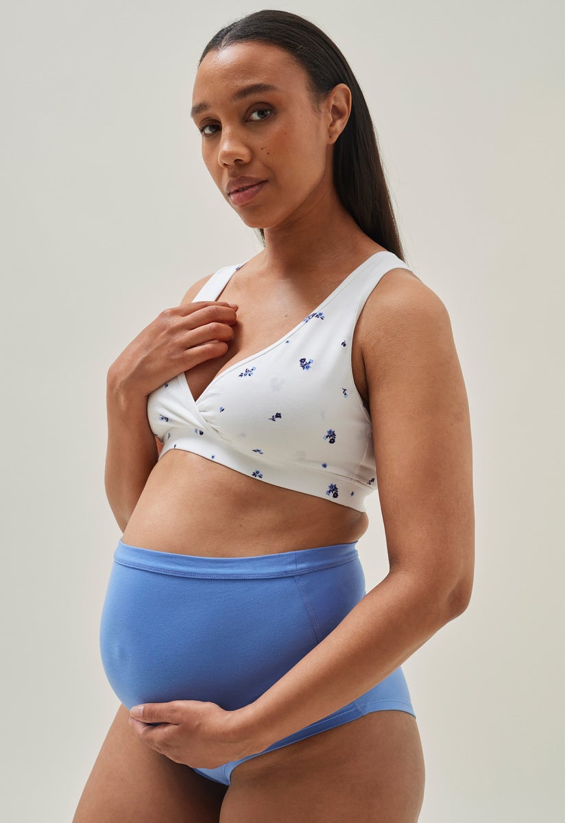 Essential maternity and nursing bra - Flower print