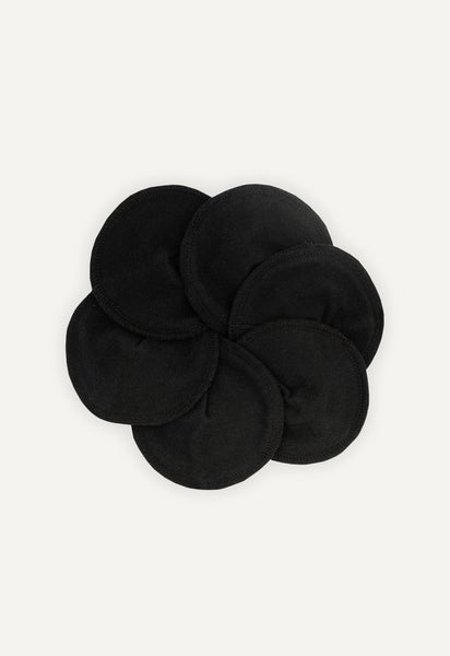 Nursing pads in organic cotton - Black