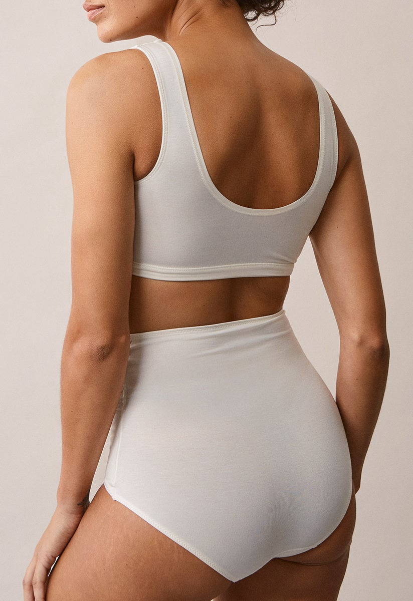 High waist postpartum panties - Tofu