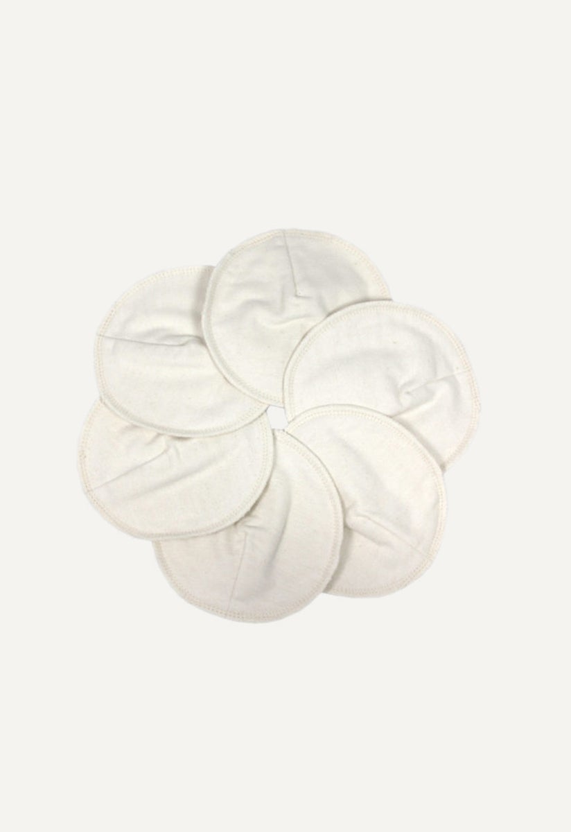 Nursing pads in organic cotton - Offwhite