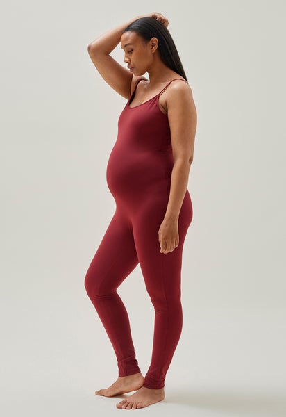 Maternity bodysuit - Dark red - S