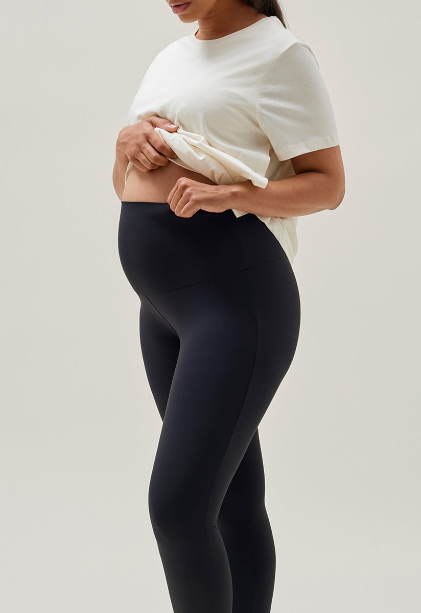 Maternity yoga leggings - Black