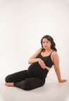 Flared maternity pants - Black