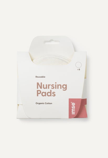 Nursing pads in organic cotton - Offwhite