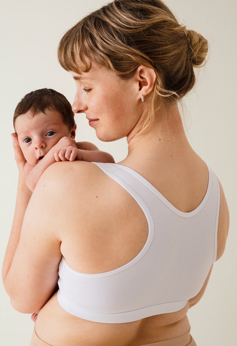 Essential maternity and nursing bra - White