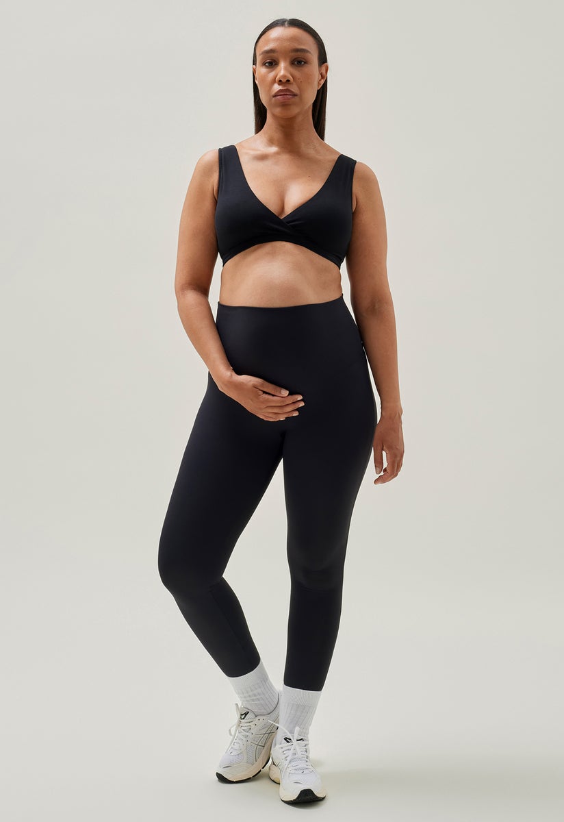 Maternity yoga leggings - Black