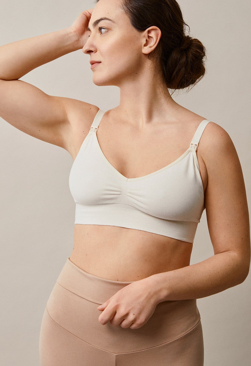 Organic cotton nursing bra - Undyed