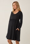 Maternity babydoll dress - Black