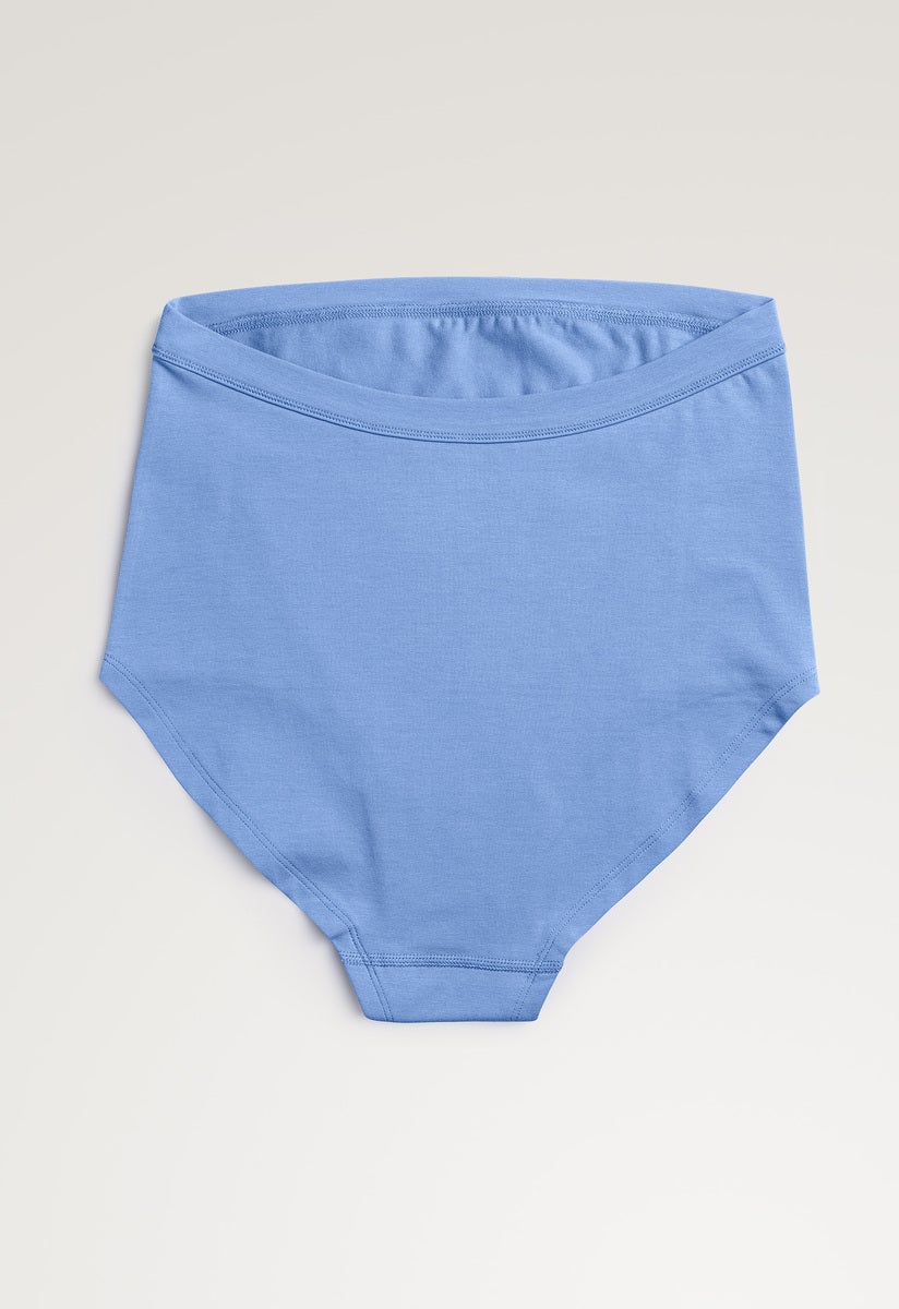 Essential maternity briefs - Mid blue 