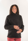 Wool pile sweater - Black