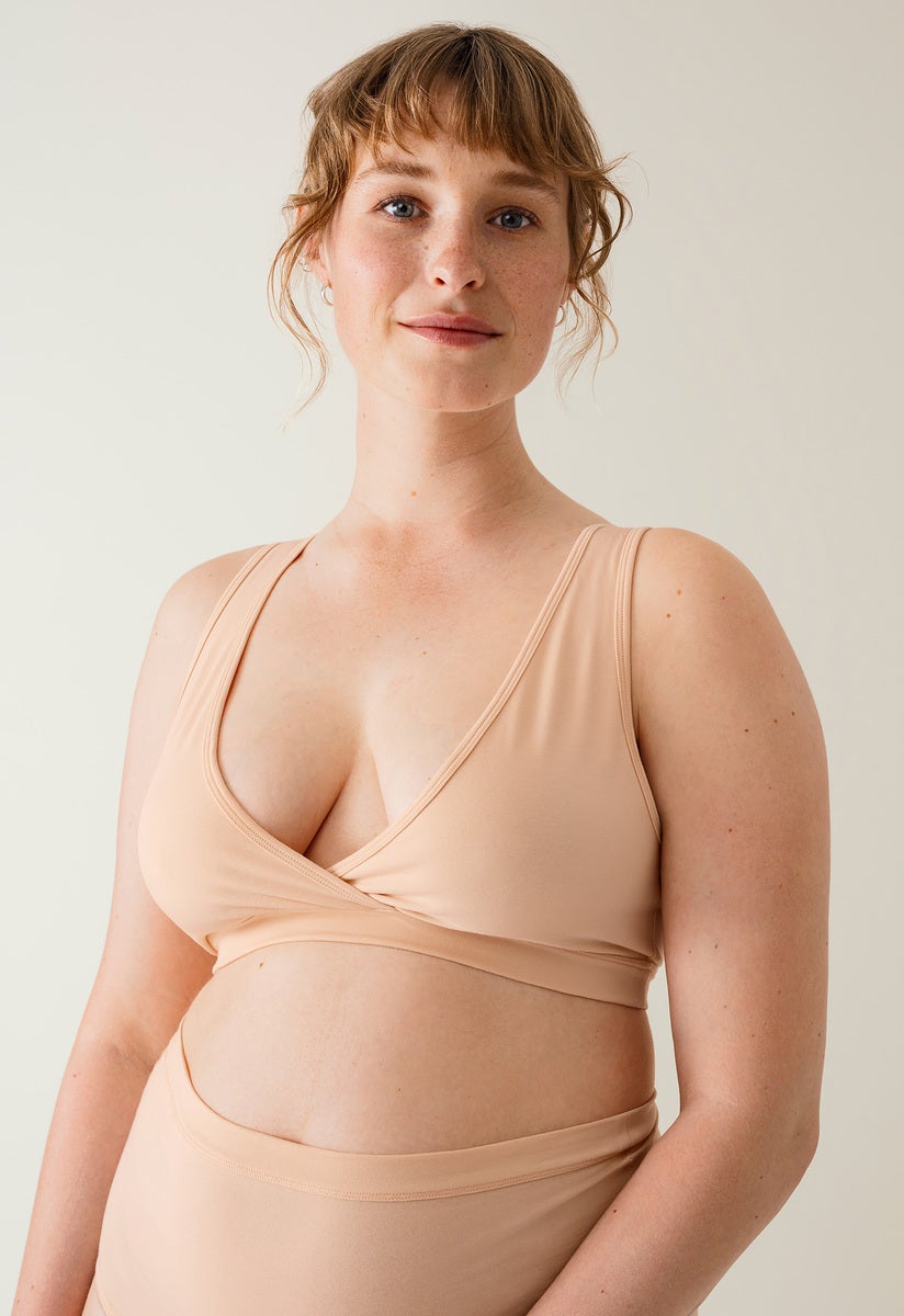 Essential maternity and nursing bra - Beige