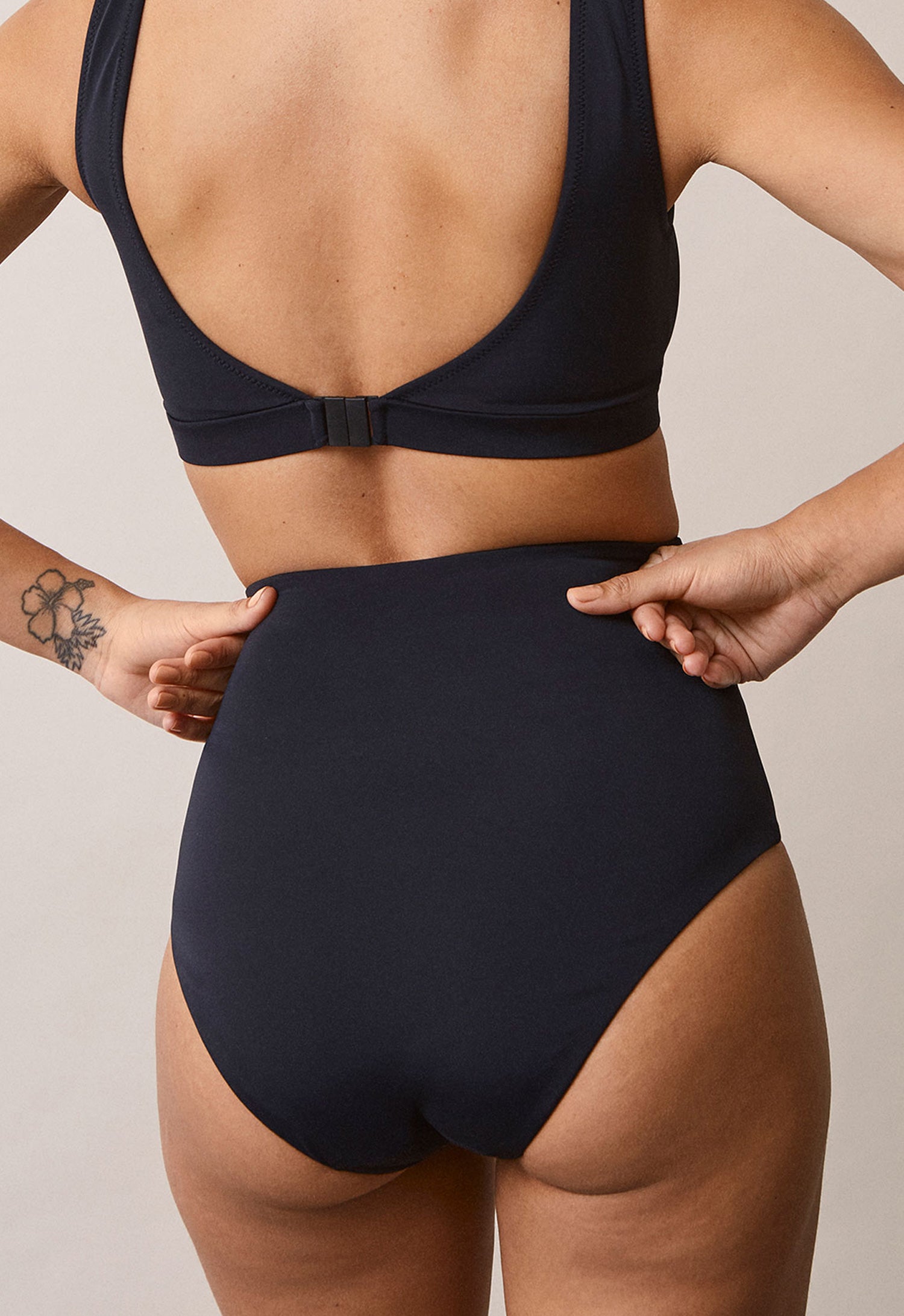 High waist maternity bikini bottom Black Boob Design