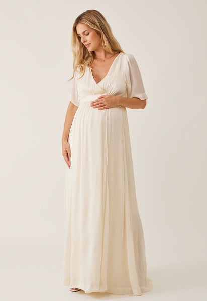Maternity wedding dress - Ivory - S
